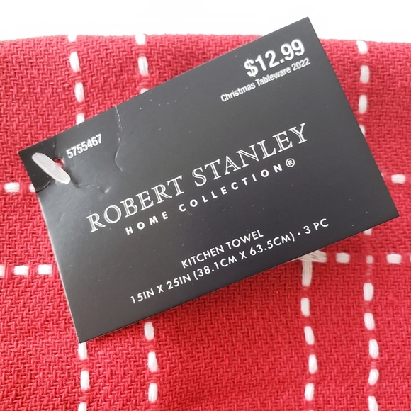 3 Robert Stanley Cotton Kitchen Towels - Picture 3 of 8